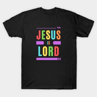 Jesus Is Lord | Christian Typography T-Shirt